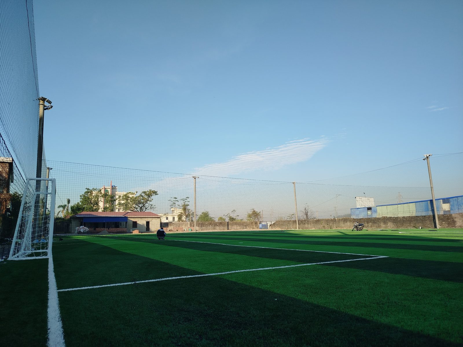Sân Khuông FC Thủy Nguyên – sân cỏ nhân tạo do đội ngũ Nguyễn Đức Toàn thi công